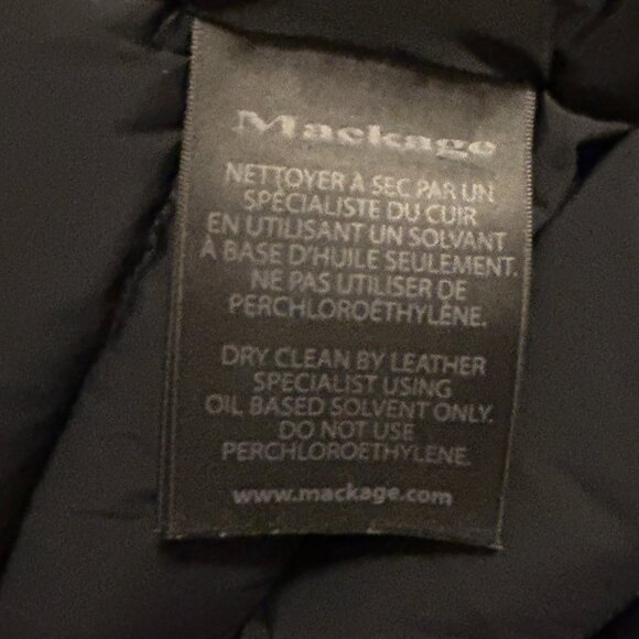 Mackage Black Puffer Jacket - Picture 5 of 7